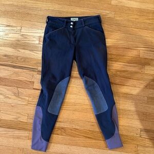Dover Saddlery Navy Riding Breeches Size 26